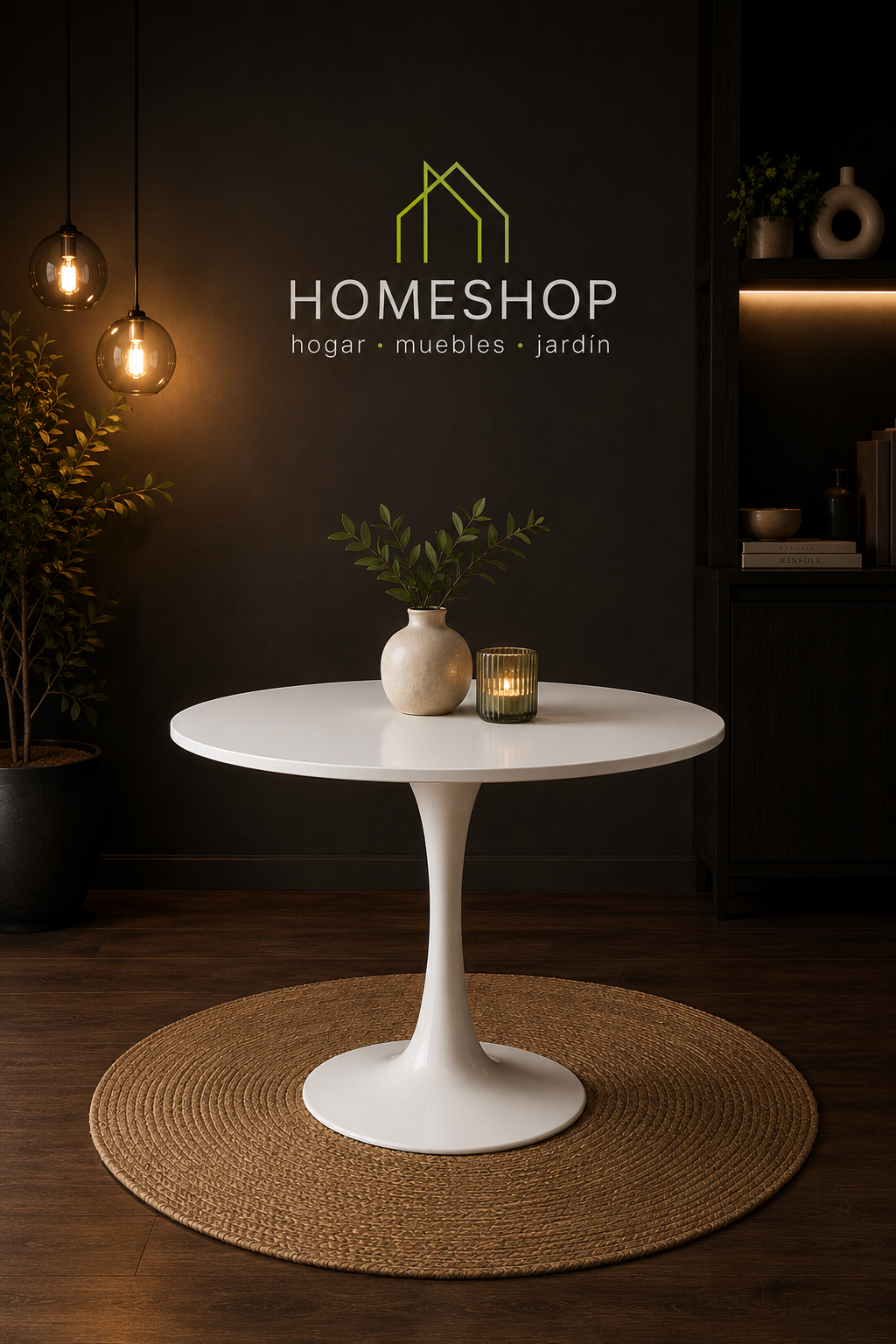 Mesa Modelo Tulip Diámetro 90 cm.