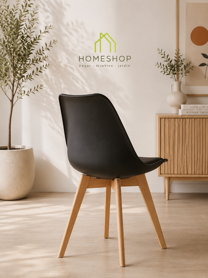 Silla modelo  Eames Acolchonada