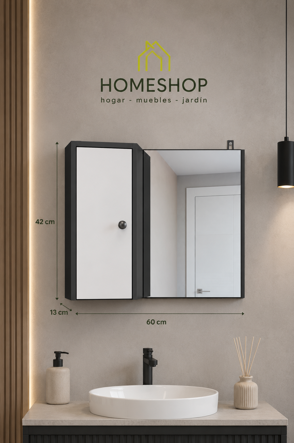 Botiquín Para Baño Con Espejo Altaír