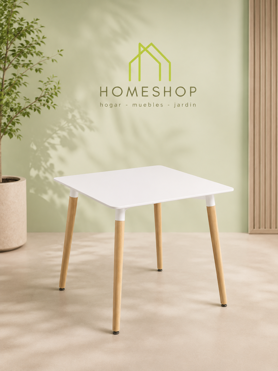 Mesa modelo Eames Cuadrada 80x80
