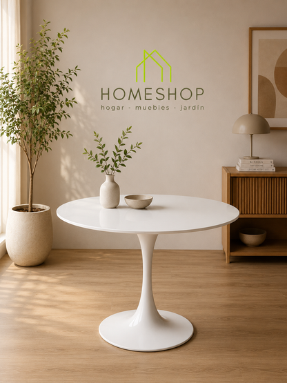 Mesa Modelo Tulip Diámetro 90 cm.