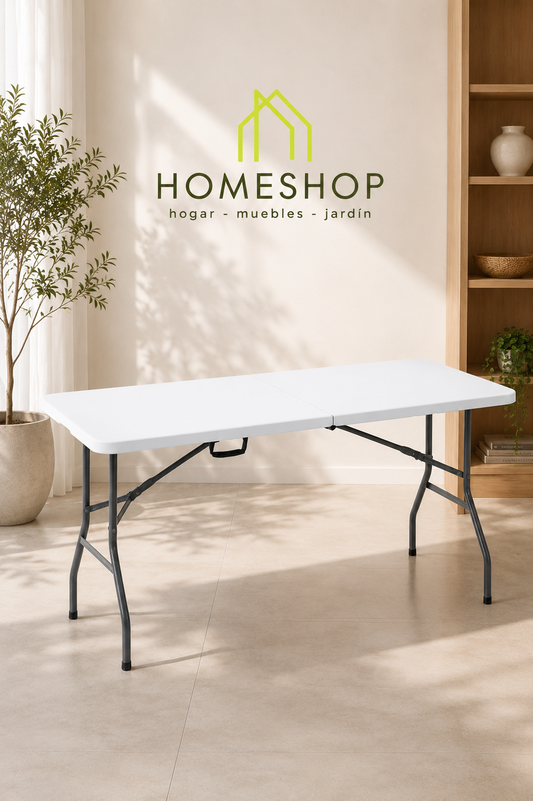 Mesa Plegable Tipo Valija 180x70x74