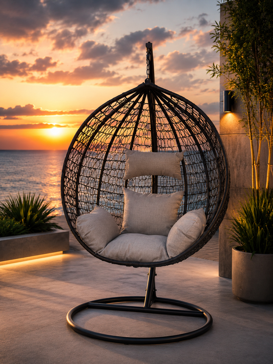 Silla Hamaca Colgante Para Jardín