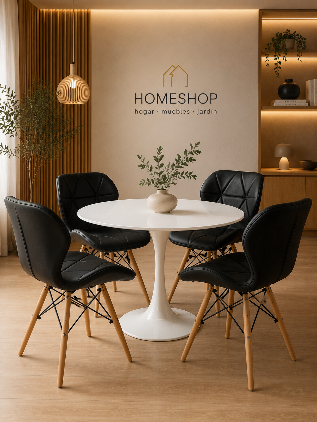 Mesa De Comedor Modelo Tulip De Diametro 60