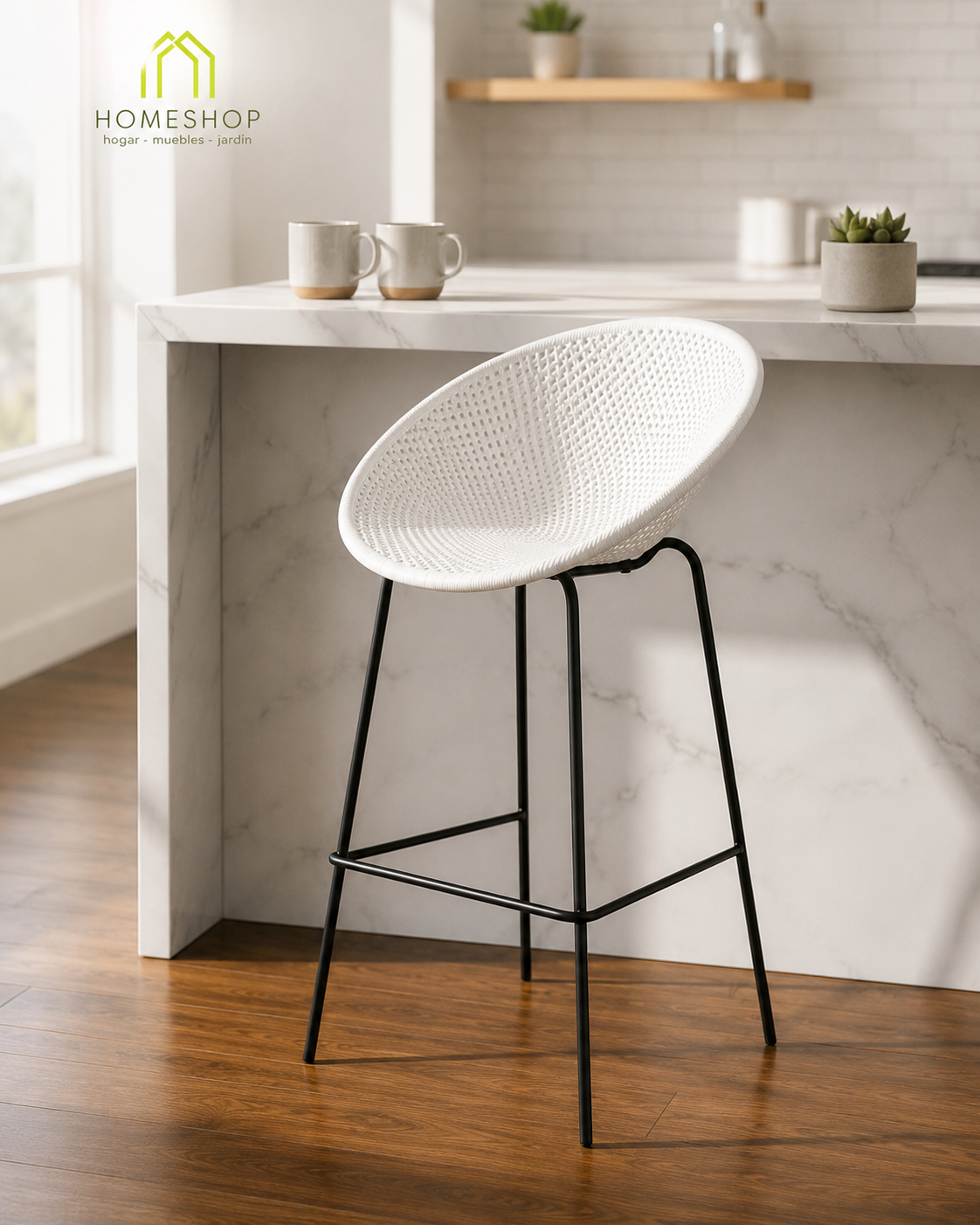 Banqueta alta modelo Panal.