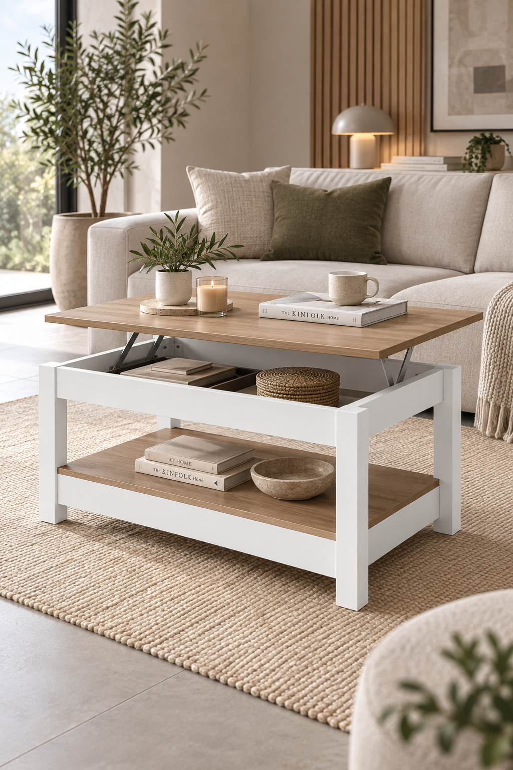 Mesa ratona articulada elevable