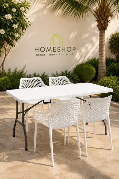 Mesa Plegable Tipo Valija 1.80x70x74 Económica