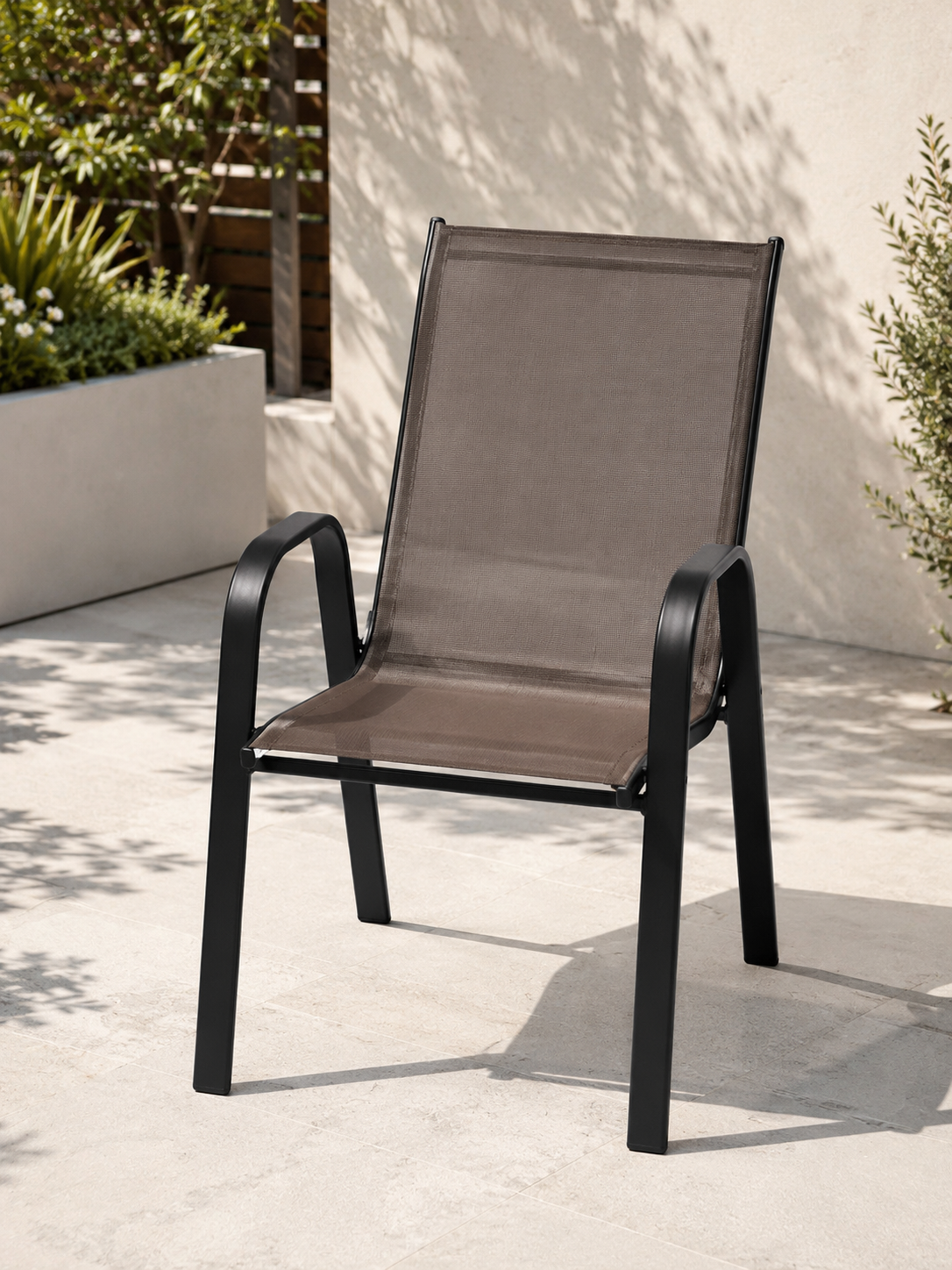 Silla metal y textilina