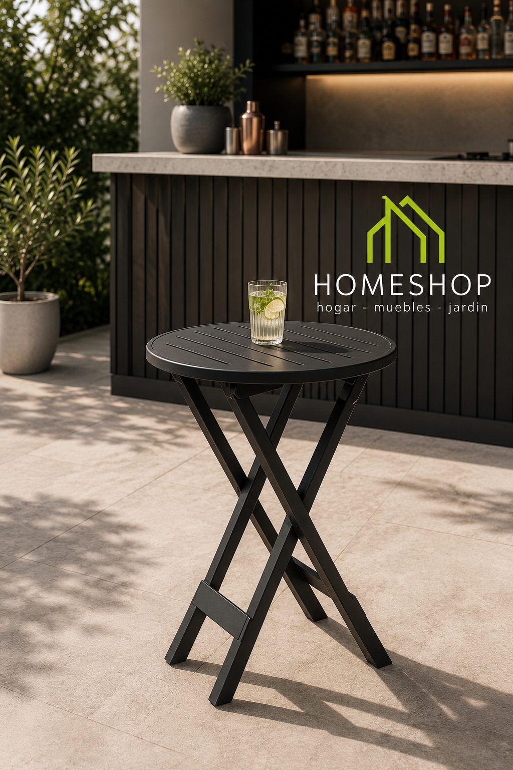 Mesa Alta Bistro Plegable