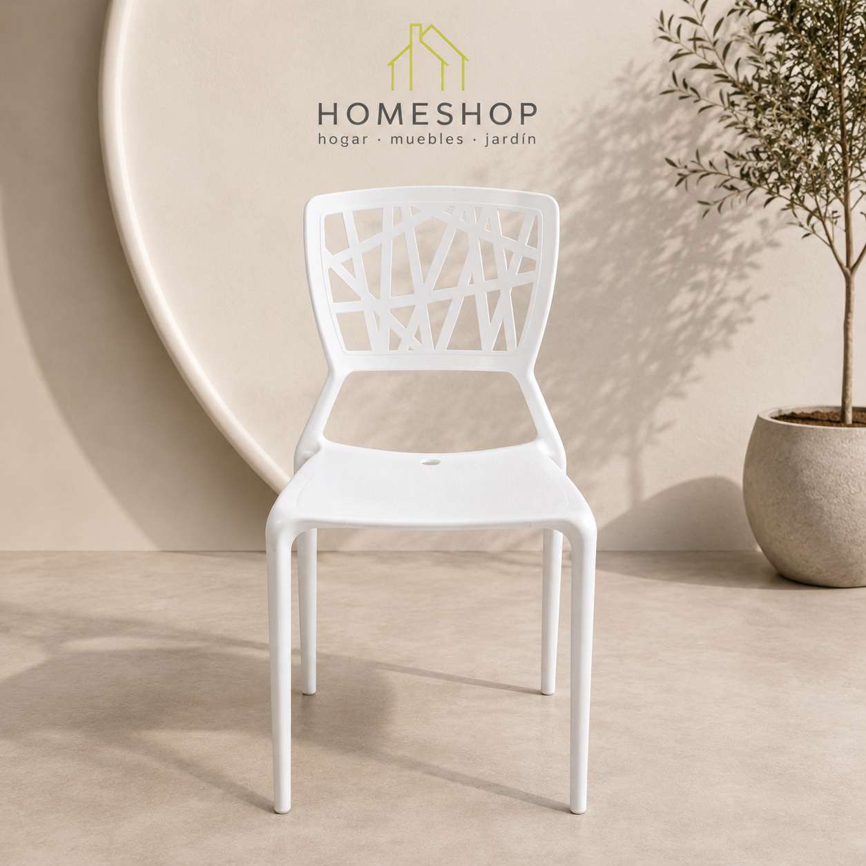 Silla Trama Blanca