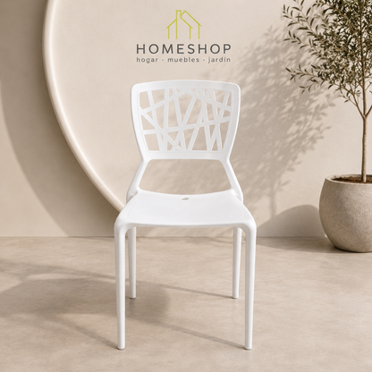 Silla Trama Blanca