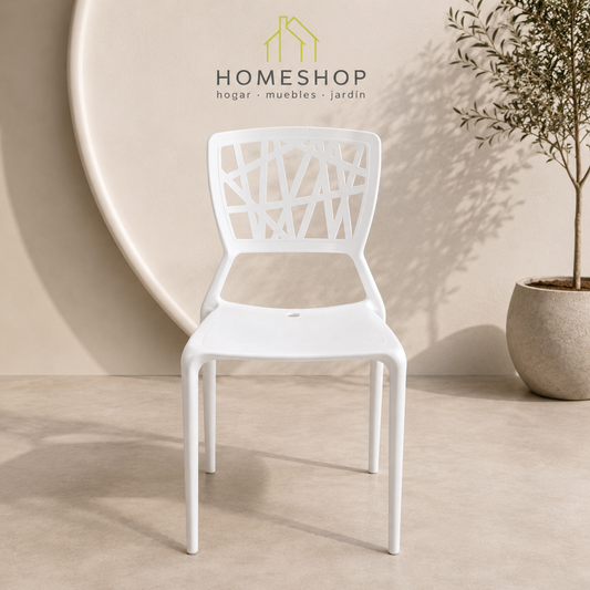 Silla Trama Blanca