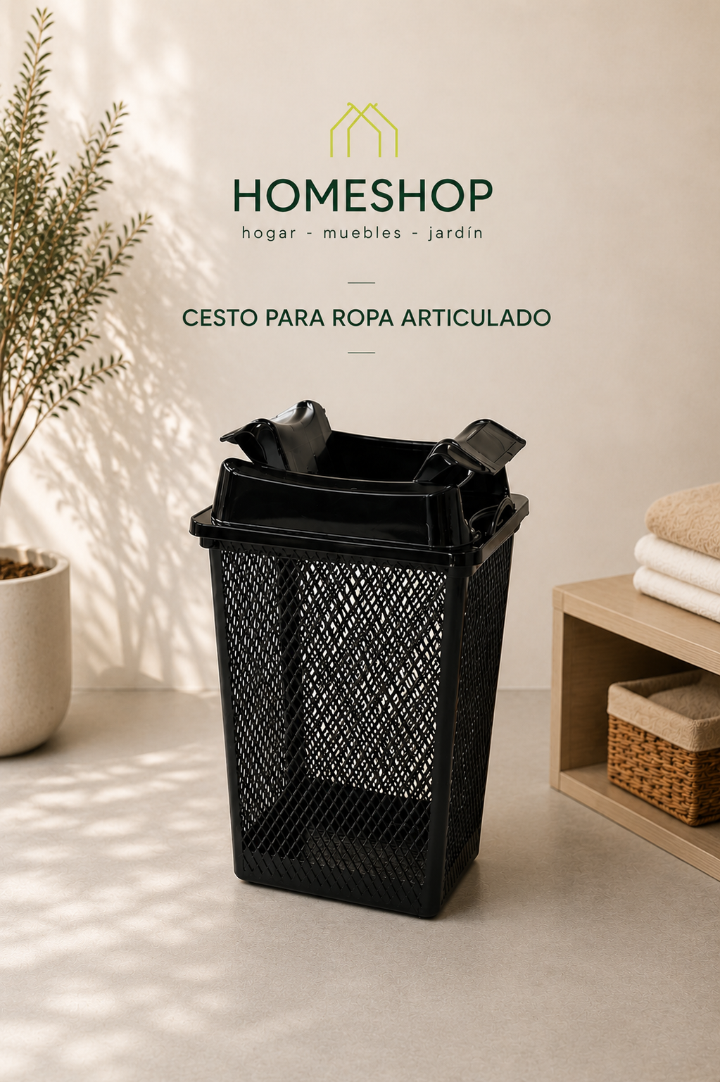 Cesto Para Ropa Articulado