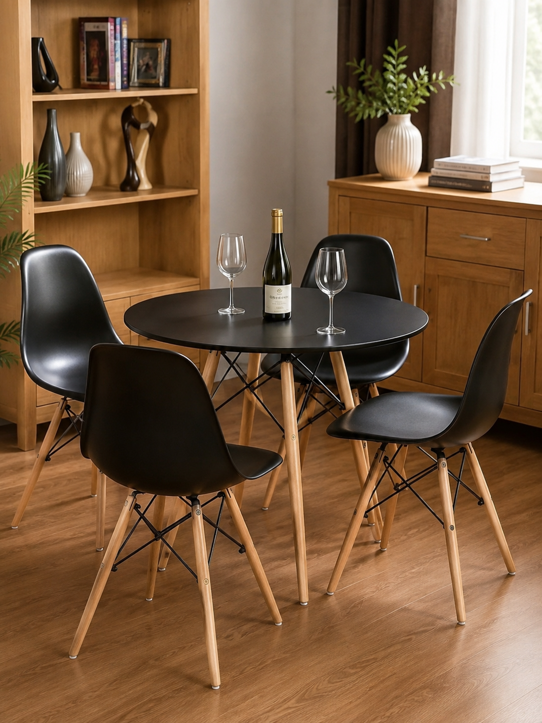 Mesa modelo  Eames Clásica Diámetro 80 cm.