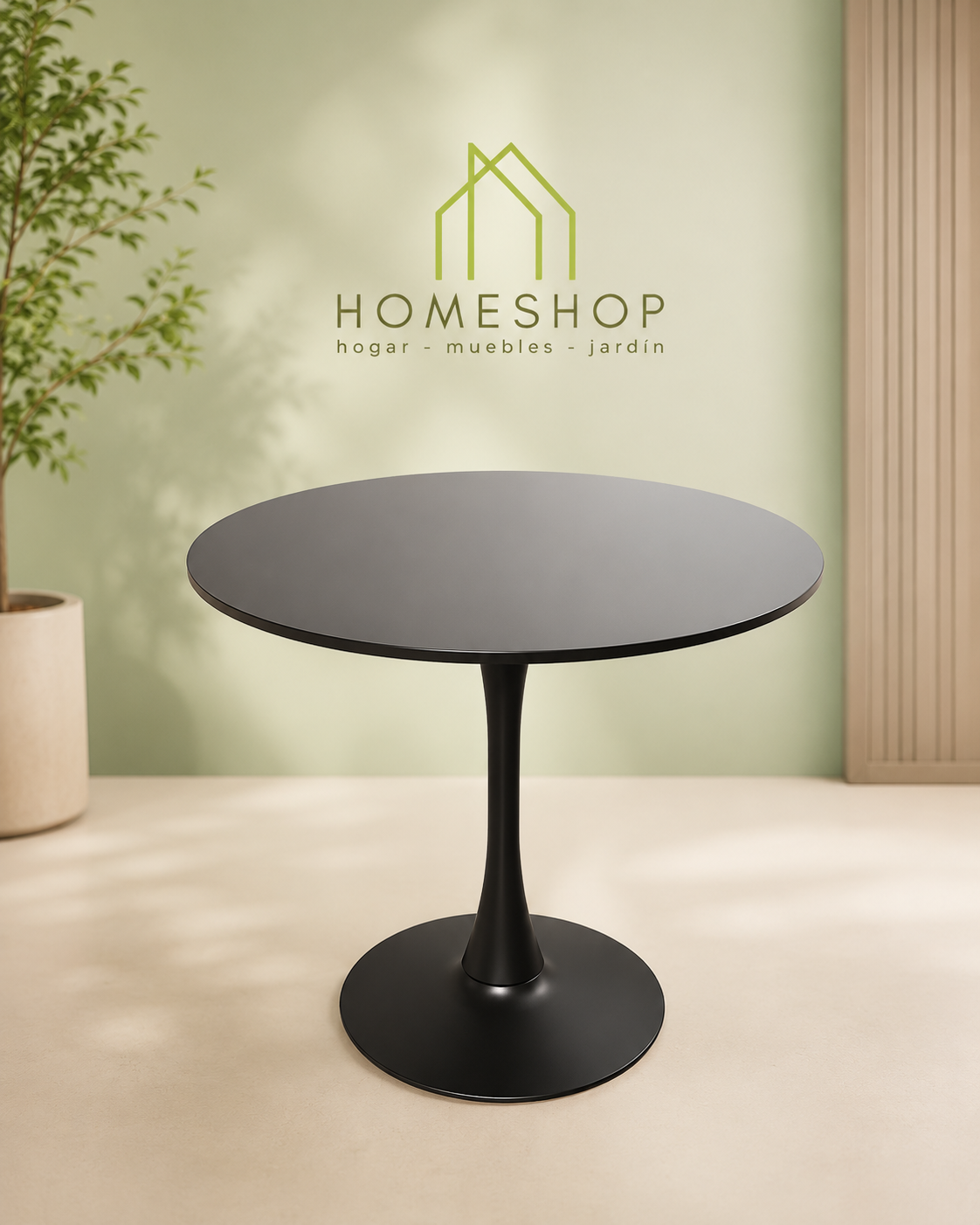 Mesa Modelo Tulip Diámetro 60 cm.