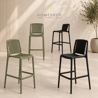 Banqueta Alta Para Barra Modelo Rejilla