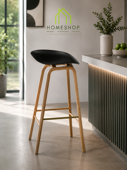 Banqueta alta modelo Shell