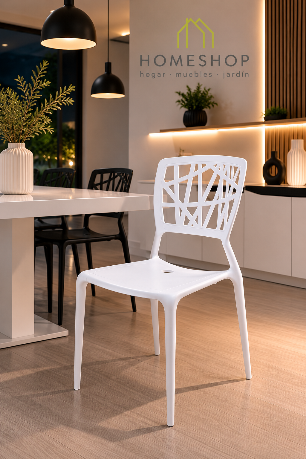 Silla Trama Blanca