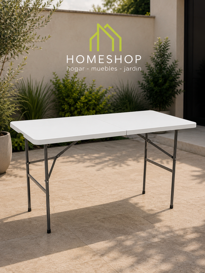 Mesa Plegable De 120x60x74cm