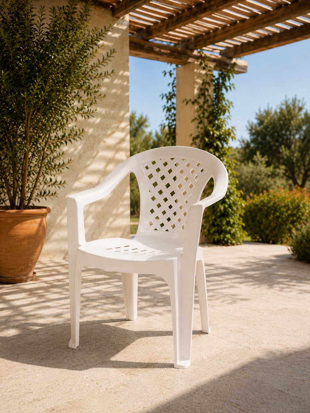 Silla Mallorca con posa brazos