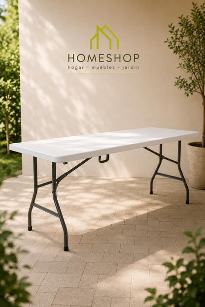 Mesa Plegable Tipo Valija 240x76x74