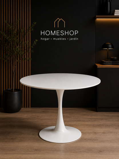 Mesa De Comedor Modelo Tulip De Diametro 60