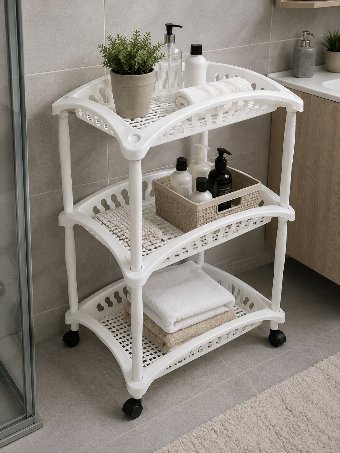 Organizador De 3 Niveles Blanco